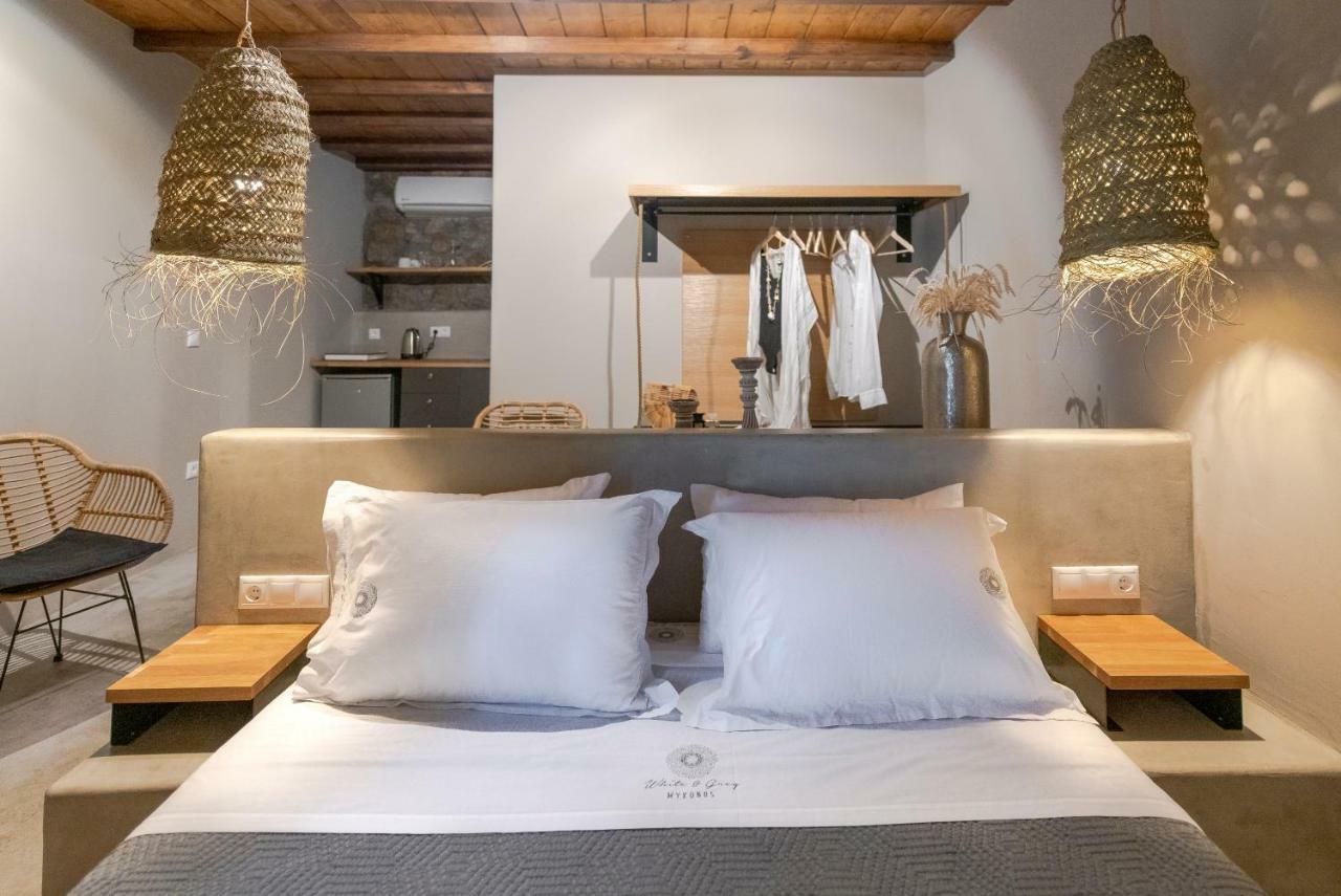 White And Grey 2 Apartment Mykonos Town Екстериор снимка